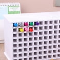 thumbnail image 5 of Art Marker Storage Rack for 72 Markers Watercolour Brushes Pens Color Pencils Organizer Holder for Desk, 5 of 7