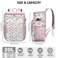 thumbnail image 3 of Travel Cooler Bag - White Princess Fairy Castle Pattern Camping Beer Cooler Backpack with Bottle Opener- Waterproof Insulated Picnic Backpacks - Cooler Bag for Beach, 3 of 6