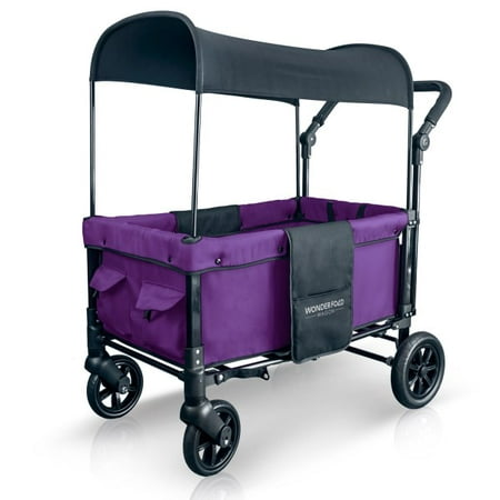 WonderFold Multi-Purpose Double Stroller Wagon -