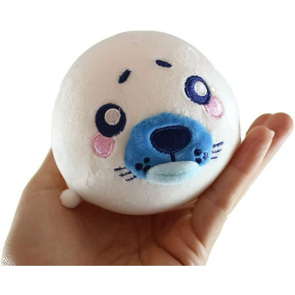 1 Arctic Seal Harp Plush Animal Squishy Memory Foam Stuffed Animals- Sensory, Stress, Fidget Toy - Durable and Washable Schools