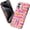 Hibiscus Flower Pink Yellow Watercolor, variant on Case for iPhone 16 Plus, Pink Turtle Pineapple Flowers Collage Phone Case Military-Grade Drop Protection Cover for Women Girl - Frosted