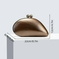 thumbnail image 4 of Kwuty Seashell Chain Shoulder Bag for Women Acrylic Evening Clutch Bag Glitter Marble Purse Handbag for Wedding Party Prom, 4 of 6