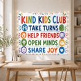 thumbnail image 5 of Kindness Rules with Rainbow Icons, Uplifting Illustration for Teachers, Positive Learning Wall Art, Back to School Gift, Tapestry Wall Hanging for Classroom and Study Room, 5 of 6