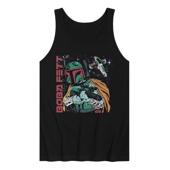 Star Wars - Boba Charcter - Men's Sleeveless Graphic Tank