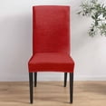 thumbnail image 4 of Chair Covers for Dining Room Set of 6,Red Watercolor Stretch Seat Protector Removable Washable Chairs Slipcovers for Kitchen Banquet Wedding Hotel,Modern Minimalist Style, 4 of 6
