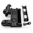 thumbnail image 3 of PS4 Stand Cooling Fan Station for Playstation 4/PS4 Slim/PS4 Pro, PS4 Pro Vertical Stand with 12 Game Slots, 3 of 5