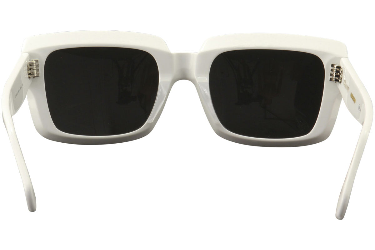Celine Women's CL41449S CL/41449/S VK6/IR White Square Sunglasses 55mm