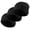 Black, variant on 3 Pack Breathable Cooling Skull Cap Sweat Wicking Beanie for Cycling Running Helmet Liner Cap Under Hard Hat