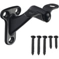 thumbnail image 1 of Triumph Hardware,3 Pack,3" Heavy Duty handrail Bracket Matte Black,Stair Railing Bracket DIY Easy Installation Hardware, 1 of 1