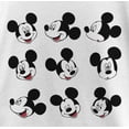 thumbnail image 2 of Girl's Mickey & Friends Funny Faces Graphic Tee White Large, 2 of 4