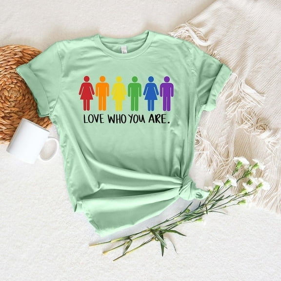 Love Who You Are T-Shirt, Equal Rights LGBTQ Pride Shirt, Social Justice Rainbow Tee