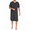 Dark Grey, variant on Ekouaer Pajamas Men's Soft Sleepwear Casual Loungewear Short Sleeve Long Nightgown Shirts