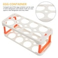 thumbnail image 5 of WHAMVOX Durable Plastic Egg Storage Box for Refrigerator Compact Size 12.5x8.3x5.1 Inches, 5 of 8