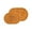 Red, variant on Cotton Solid 2-Piece Toast Highly Absorbent Non-Slip Oval Bath Rug Set by Superior