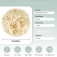 thumbnail image 4 of Messy Bun Beach Blonde Hair Piece Human Hair Blonde – Natural Soft Updo Look, Secure & Lightweight Hair Bun Extensions For Women, messy bun hair piece, 4 of 8