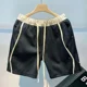 thumbnail image 2 of Pantalones cortos para hombre, pantalones deportivos con cordón, pantalones cortos de baloncesto para hombre, ropa de entrenamiento deportivo, personalizables, elásticos, elegantes a granel, 2 of 5