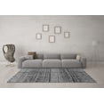 thumbnail image 3 of Ahgly Company Indoor Square Abstract Gray Modern Area Rugs, 5' Square, 3 of 4