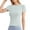 Mint Green, variant on SHITINN Women's Fashion T Shirt Slim Fit Short Sleeve Round Neck Top for Casual Yoga Workout Dail Women Short Sleeve Tops Fashion Clothing Womens Clothing