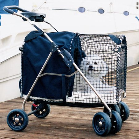 Kittywalk Classic Pet Stroller SUV, Royale, 31 x 16 x 37.5"