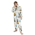 thumbnail image 5 of Soft Big Kids Onesie Pajamas Cozy Loose-Fit Jumpsuits for kids with Pockets for Christmas Lounge & Play Construction Trucks and Excavators, 5 of 8