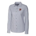 thumbnail image 2 of Women's Cutter & Buck  Charcoal Portland Sea Dogs Stretch Oxford Stripe Long Sleeve Button-Up Dress Shirt, 2 of 3