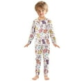 thumbnail image 3 of joogoo Cute Dog Stars Pajamas Set Long Sleeve Soft Cotton Sleepwear 2 Piece 24M, 3 of 7