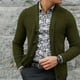 thumbnail image 1 of Cárdigan de hombre Suéter de un solo pecho Suéter europeo y americano Ropa masculina Uso versátil, 1 of 6