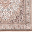 thumbnail image 4 of Contemporary Home Living 2.25' x 3.25' Medallion Rectangular Area Throw Rug - Cream and Red, 4 of 8