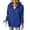Royal Blue, variant on Hsovts Women Full Zip Hoodie, Loose Thin Fleece Sweatshirt with Pockets, Casual Fall Winter Jacket Blue L