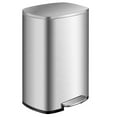thumbnail image 1 of Gymax 13.2 Gallon Trash Garbage Can Stainless Steel Airtight Soft Close Bin W/ Bucket, 1 of 10