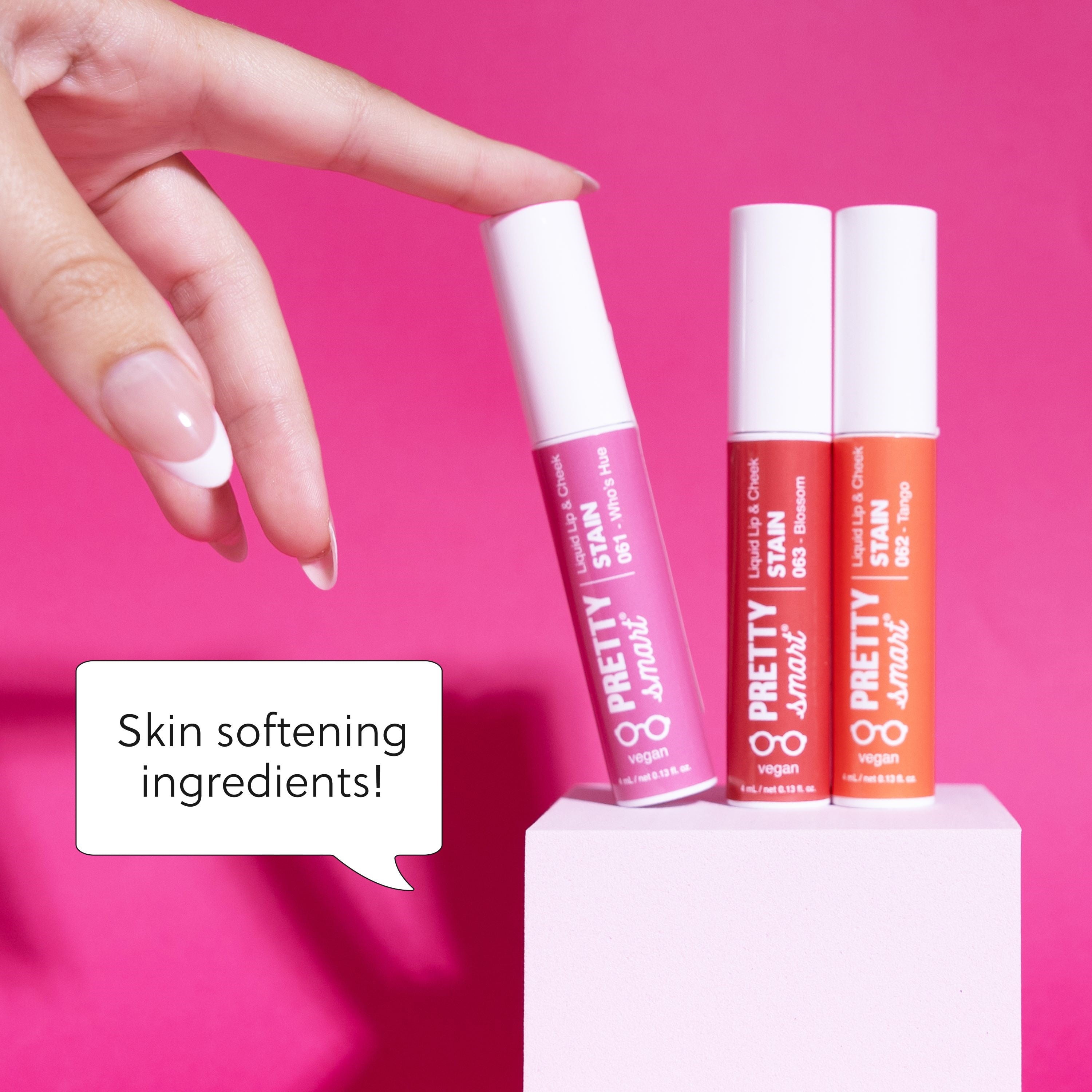 Pretty Smart Liquid Lip & Cheek Stain, Tango, 0.13 fl. oz. Tube