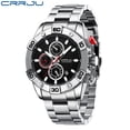 thumbnail image 2 of Crrju New Men Watches Top Brand Luxury Chronograph Quartz With Stainless Steel Sports Wristwatch Relogio Masculino - Quartz Wristwatches, 2 of 6