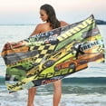 thumbnail image 6 of Coolnut Abstract Sport Cars Diveblues Beach Towel Microfiber - Oversized Travel Towels - Lightweight Compact Beach Accessories - for Swimming, Camping, Holiday, Quick Dry Washcloth Gift, 6 of 7