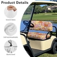 thumbnail image 6 of Yuyamidu Hippie Floral Golf Cart Seat Covers for 2-Person Seats Flower Car Seat Protector Women Golf Cart Back Rest Cover Set of 2, Easy to Install, 6 of 7