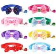thumbnail image 4 of Pet Collars Adjustable Bells 8PCS Bow Ties Cat Collars Kitten Collars, 4 of 10