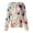 Purple, variant on Scrubs For Women 2 Pockets Floral Print Long Sleeve Scrub Jacket Snap Button Soft Comfortable Nurse Work Outerwear Blue L
