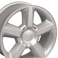thumbnail image 5 of OE Wheels CV83 20 Inch Rim Fits Tahoe Style 6x139.7 20x8.5 Gloss Silver - Hollander 5308 (1), 5 of 5