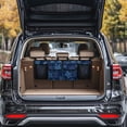 thumbnail image 3 of KUIFORTI Trunk Organizer for Car, Blue Turtle Car Storage Organizer (37.01"*11.8") Backseat Car Organizer Will Provide More Space for SUV, Trucks, Van, Sedan, 3 of 6