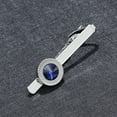 thumbnail image 6 of MANNYA New Simple Metal Crystal Silver Tie Clip For Men Wedding Necktie Tie Clasp, 6 of 7