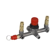Air Compressor Pressure Valve Switch Control Manifold Regulator Gauges Tool