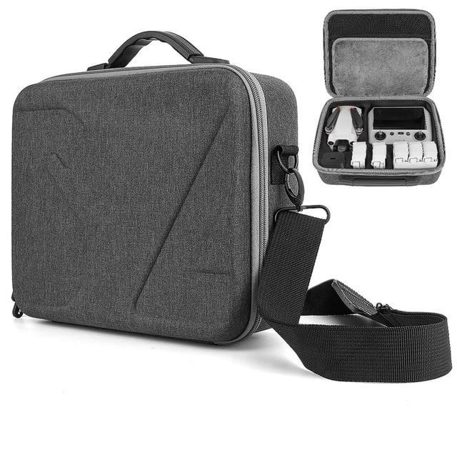 MesaSe Étui Rigide pour Mini 3 Pro Sac de Rangement de Drone avec Sangle Drone Sac à Bandoulière Drone Transport Étui Protection Complète Extérieur Con