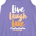 thumbnail image 2 of Instant Message - Live Laugh Lake - Toddler and Youth Girls A-line Dress, 2 of 5