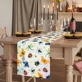 thumbnail image 2 of Table Runners 72 Inches Long Dress Scarves, Spring Butterfly Dragonfly Farmhouse Kitchen/Dining Table Runner, Coffee Tablerunners, Botanical Floral Colorful 14x72 Inch, 2 of 9