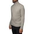 thumbnail image 3 of X RAY JEANS Mens Cable Knit Roll Neck Sweater, Sand, 6XL, 3 of 7
