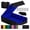 A-Black/Blue, variant on Magnetic Leather Trading Card Storage Box 5-row Deck Case A-Black/Green For TCG Sports Cards