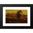 thumbnail image 2 of Arthur Bowen Davies 18x13 Black Modern Framed Museum Art Print Titled - Landscape with Pigs (Autumn Landscape), 2 of 5