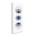 thumbnail image 3 of Stupell Industries Sacred Evil Eye Geometric Iris Patterned Eyelashes,13 x 30, Design by Martina Pavlova, 3 of 5