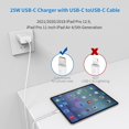 TRAHOO25W USB C Fast Charger for iPhone 15 Pro/Max, iPad Air 4th/5th