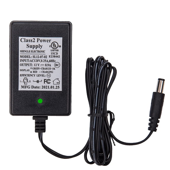 Fu1997 12V Kids Ride On Car Charger - Battery Indicator Electric Charger for Safe and Efficient Charging - Suitable for 12V Ride - On Cars in Home or Outdoor Play