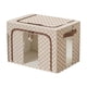 thumbnail image 2 of Contenedores de almacenamiento, cajas de almacenamiento transparentes con ventana, apilables, de tela Oxford, organizadores de ropa plegables, cajas de almacenamiento de tela Oxford, 2 of 6